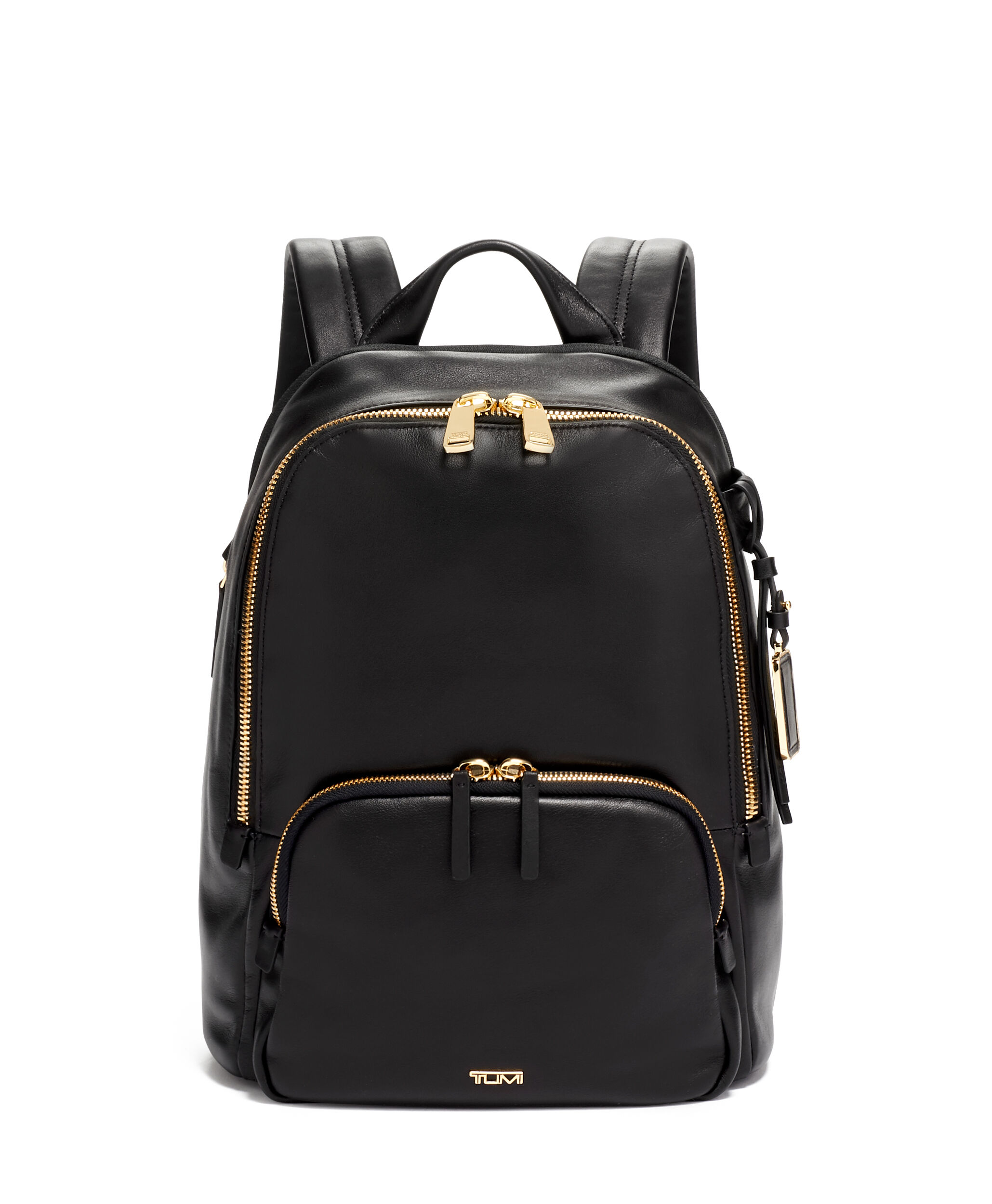 tumi backpack brown leather