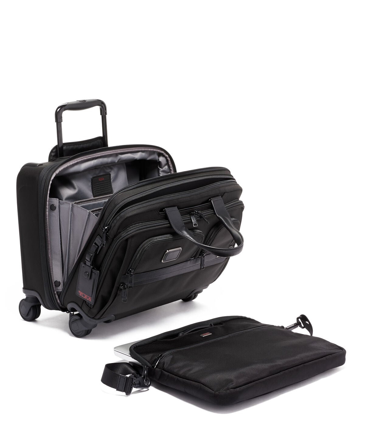 Alpha Deluxe Laptop Expandable Wheeled Brief