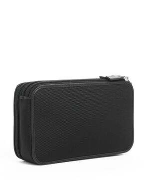 Alpha Triple Zip Clutch