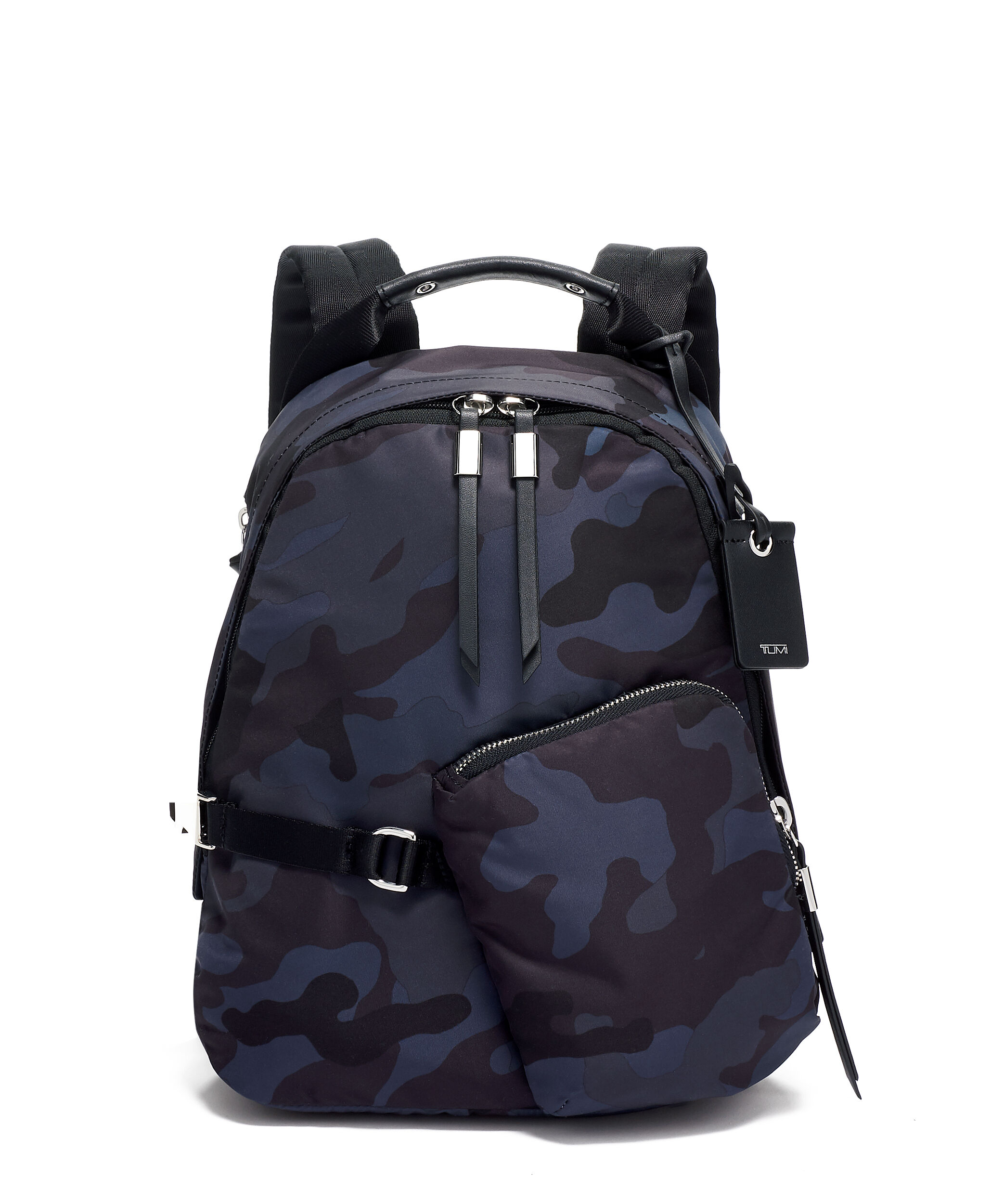 coach blue camo backpack