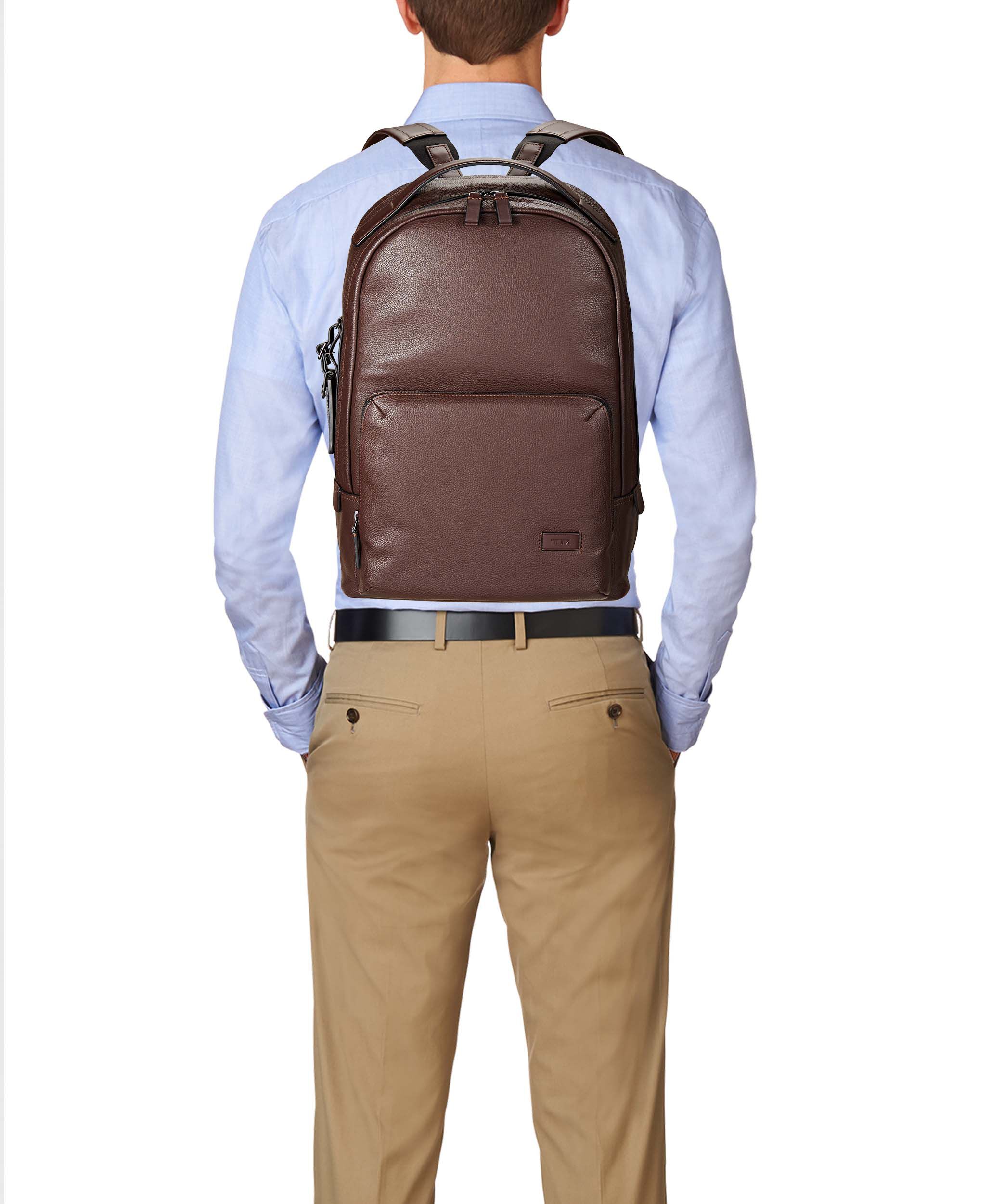 Tumi harrison sales webster backpack leather