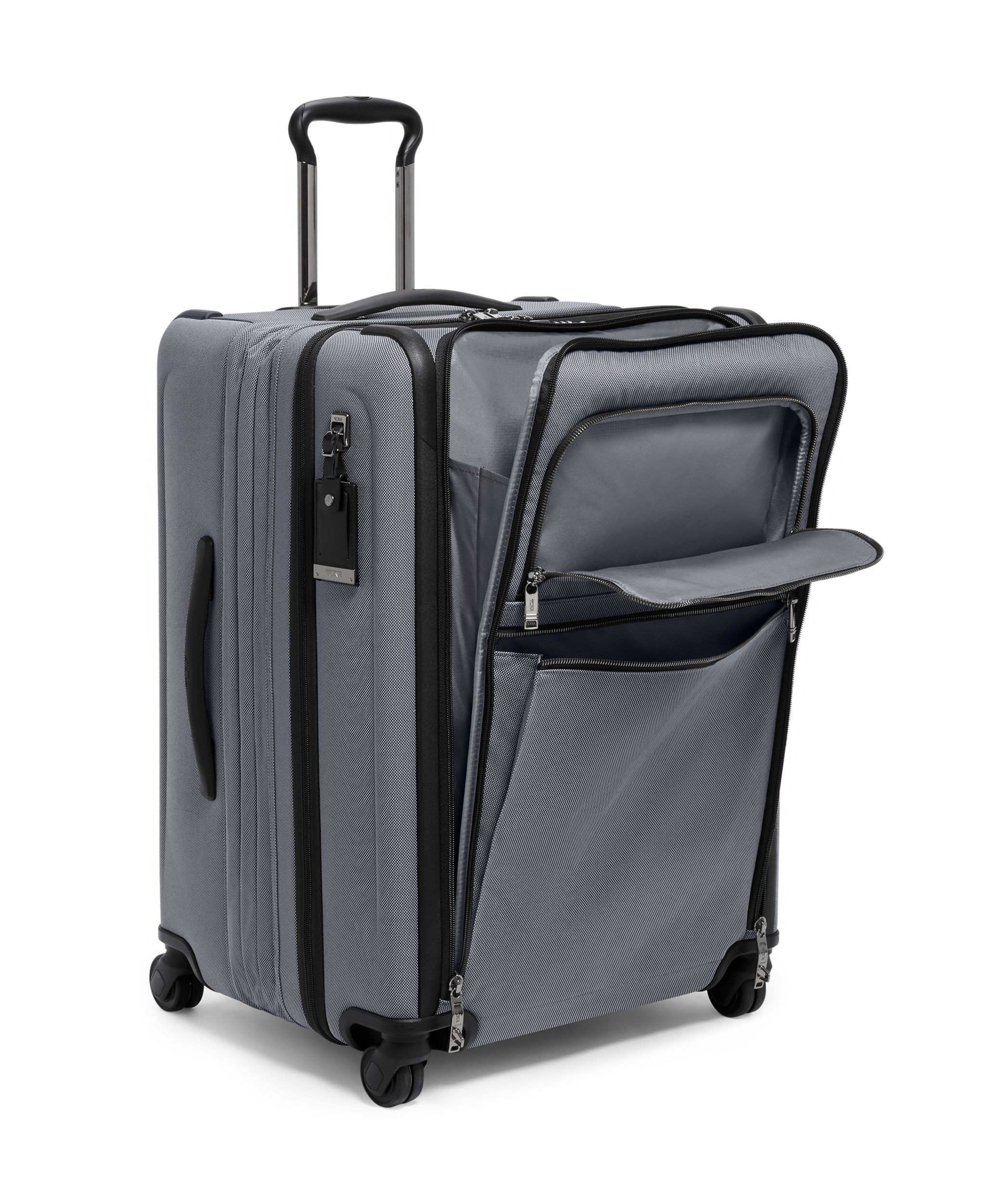 Alpha X Short Trip Expandable Checked Luggage 66 cm Grey | TUMI Sweden