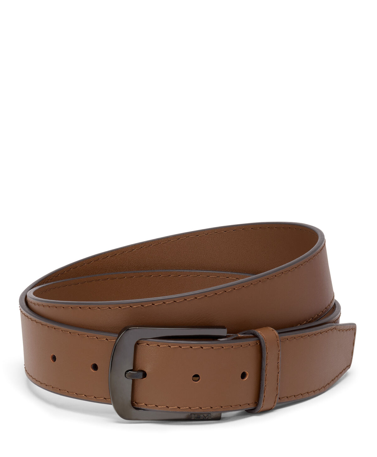 TUMI Rounded Rectangle Leather Belt, 30mm