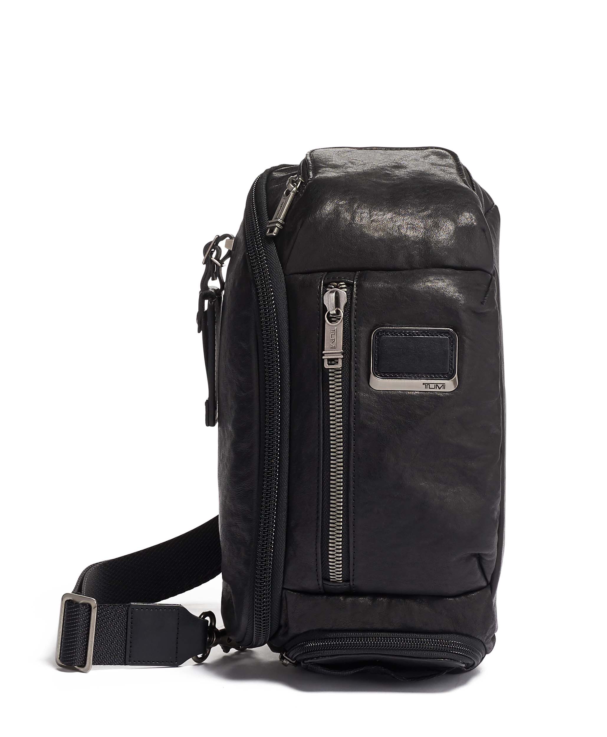 tumi alpha bravo kelley sling leather