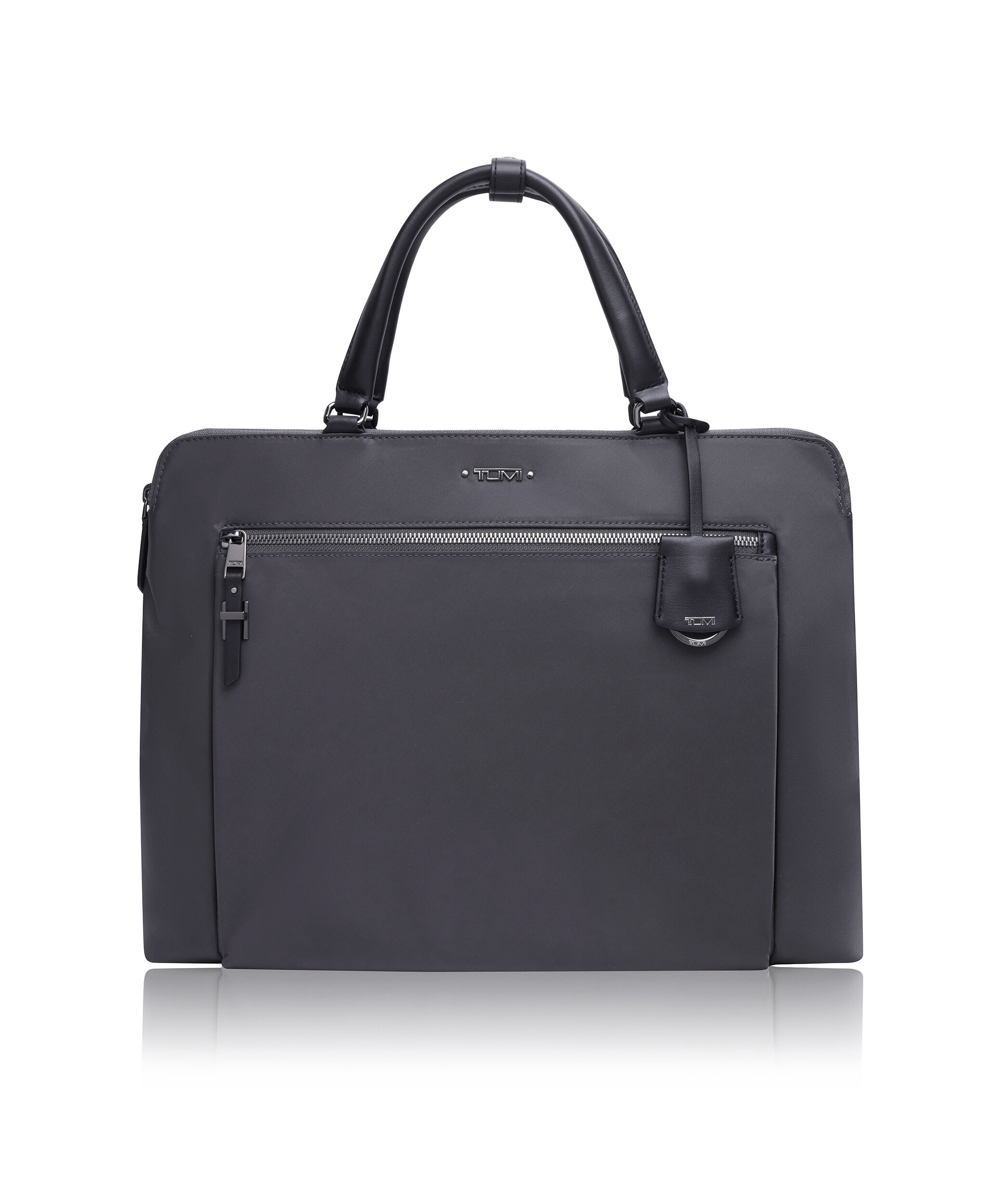 tumi double zip envelope clutch