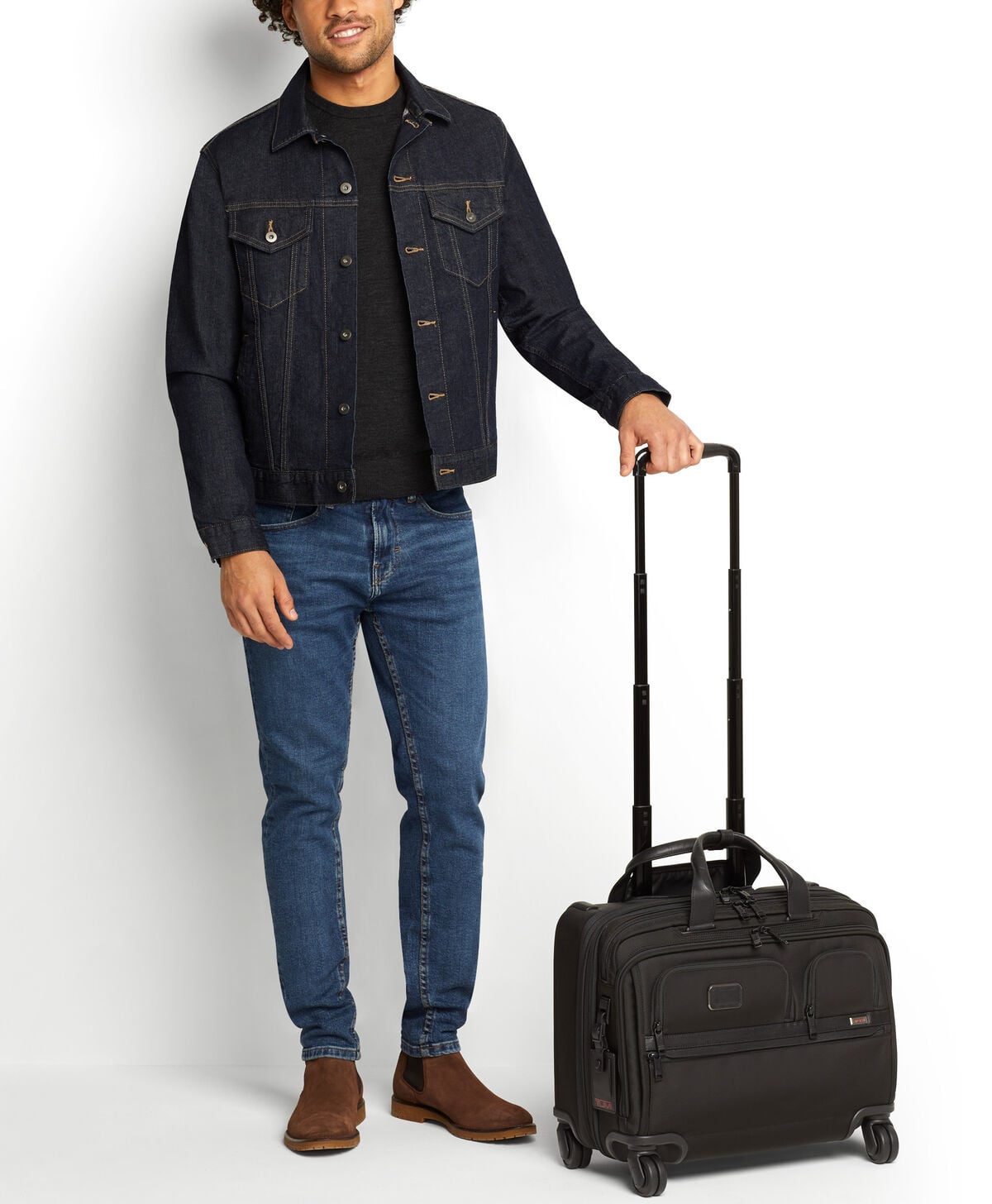 Alpha Deluxe Laptop Expandable Wheeled Brief