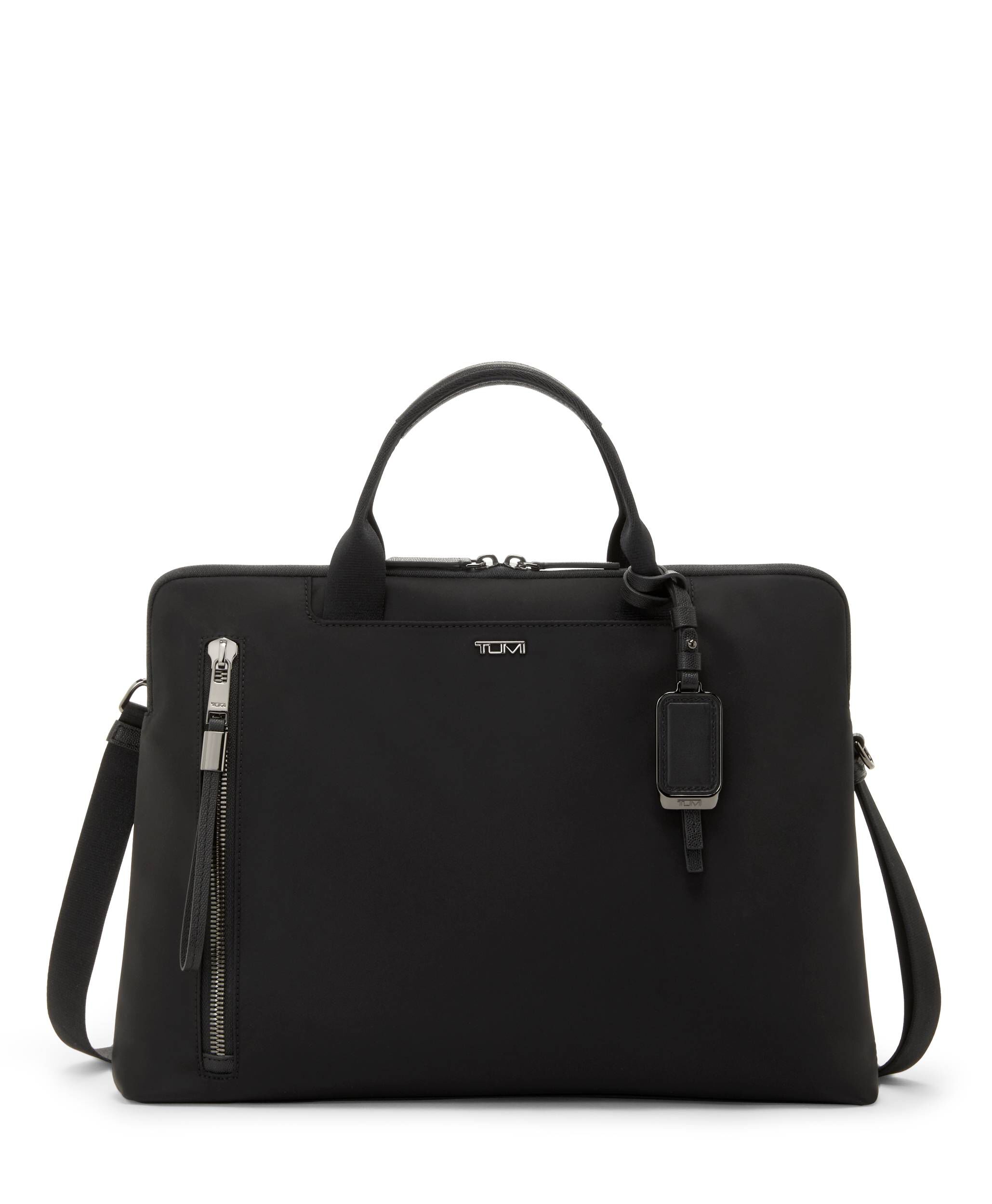 Tumi grey briefcase cheap